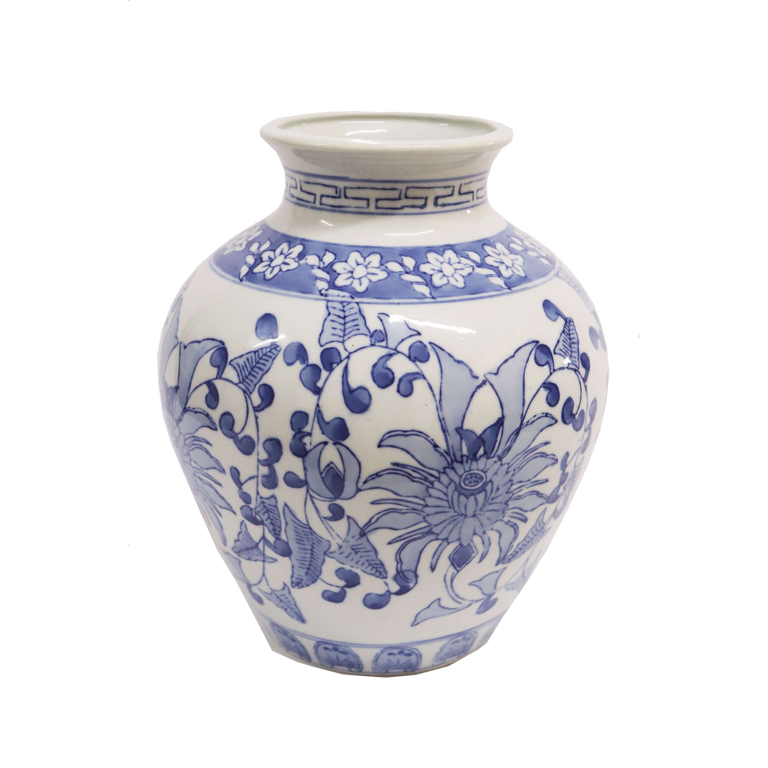 Jarrón chino porcelana - mundo Antiguo